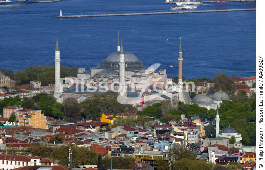 Istanbul, la mosquée Sainte Sophie. - © Philip Plisson / Plisson La Trinité / AA09327 - Nos reportages photos - Turquie