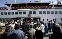 Ferry ou "Vapur" à Istanbil. © Philip Plisson / Plisson La Trinité / AA09348 - Nos reportages photos - Ferry