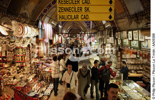 Le Grand Bazar d' Istanbul. - © Philip Plisson / Plisson La Trinité / AA09388 - Nos reportages photos - Marché