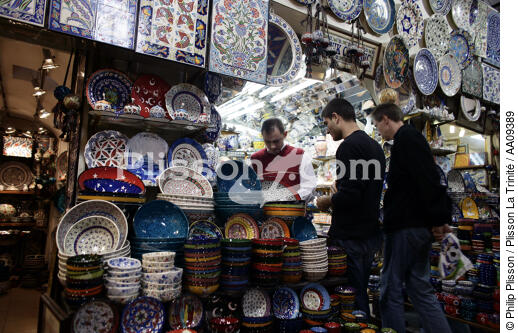 Le Grand Bazar d' Istanbul. - © Philip Plisson / Plisson La Trinité / AA09389 - Nos reportages photos - Istanbul, le détroit du Bosphore