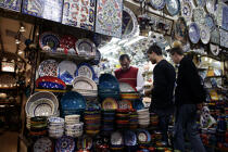 Le Grand Bazar d' Istanbul. © Philip Plisson / Plisson La Trinité / AA09389 - Nos reportages photos - Istanbul, le détroit du Bosphore
