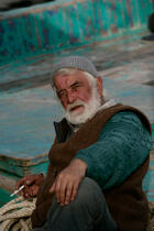 Turkish fisherman. © Philip Plisson / Plisson La Trinité / AA09393 - Photo Galleries - Bosphorus