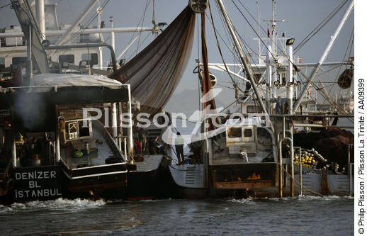 Bateau de pêche dans le Bosphore. - © Philip Plisson / Plisson La Trinité / AA09399 - Nos reportages photos - Turquie