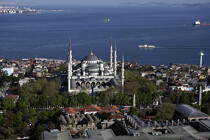 Istanbul. © Philip Plisson / Plisson La Trinité / AA09440 - Nos reportages photos - Mosquée