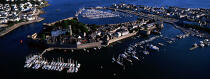 Le Port de Concarneau. © Philip Plisson / Plisson La Trinité / AA09728 - Nos reportages photos - Concarneau