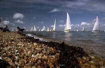 Ile de Cowes. © Philip Plisson / Plisson La Trinité / AA09838 - Nos reportages photos - Ile de Wight