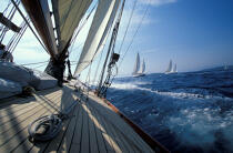 Tuiga. © Philip Plisson / Plisson La Trinité / AA09846 - Photo Galleries - Deck [of boat]