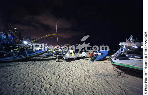 A beach of Fortaleza. - © Philip Plisson / Plisson La Trinité / AA10005 - Photo Galleries - Town [Ceara]