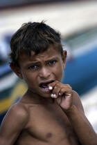 Jeune brésilien. © Philip Plisson / Plisson La Trinité / AA10131 - Nos reportages photos - Ceara