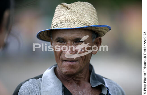 Portrait d'un brésilien. - © Philip Plisson / Plisson La Trinité / AA10138 - Nos reportages photos - Homme