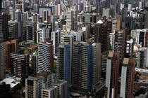 Buildings de Fortaleza. © Philip Plisson / Plisson La Trinité / AA10192 - Nos reportages photos - Immeuble