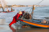Départ pour la pêche. © Philip Plisson / Plisson La Trinité / AA10215 - Nos reportages photos - Brésil