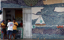 Boutique de Camocin. © Philip Plisson / Plisson La Trinité / AA10256 - Nos reportages photos - Transport routier