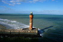 Lighthouse of St pol in Dunkerque. © Philip Plisson / Plisson La Trinité / AA10299 - Photo Galleries - Pier