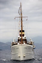 SS Delphine - Classic Week 2005. © Philip Plisson / Plisson La Trinité / AA10507 - Photo Galleries - Classic Week 2005