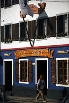 The Café Sport "Chez Peter" in Horta. © Philip Plisson / Plisson La Trinité / AA10649 - Photo Galleries - Street