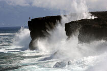 Côte de l' île Pico aux Açores. © Philip Plisson / Plisson La Trinité / AA10668 - Nos reportages photos - Pico