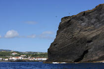 Falaise aux Açores. © Philip Plisson / Plisson La Trinité / AA10703 - Nos reportages photos - Faial