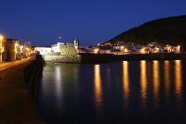 Nuit sur l' île Faial aux Açores. © Philip Plisson / Plisson La Trinité / AA10715 - Nos reportages photos - Nuit