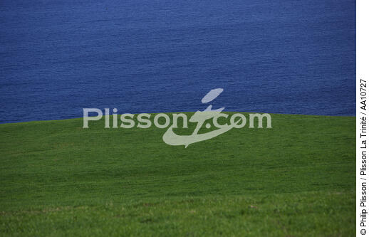Paysage littoral de l' île Faial aux Açores. - © Philip Plisson / Plisson La Trinité / AA10727 - Nos reportages photos - Les îles de Faial et Pico aux Açores