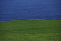 Paysage littoral de l' île Faial aux Açores. © Philip Plisson / Plisson La Trinité / AA10727 - Nos reportages photos - Les îles de Faial et Pico aux Açores