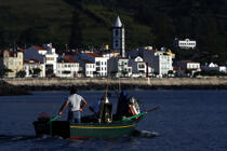 Return of fishing to the Azores. © Philip Plisson / Plisson La Trinité / AA10786 - Photo Galleries - Whaling boat