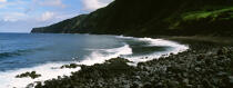 Côte de l' île Faial aux Açores. © Philip Plisson / Plisson La Trinité / AA10798 - Nos reportages photos - Rocher