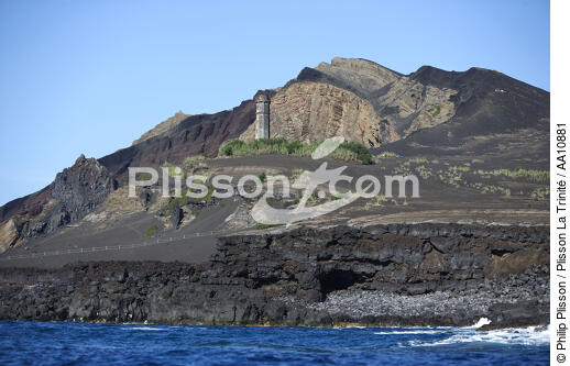 La pointe Dos Capelinhos sur Faial aux Açores. - © Philip Plisson / Plisson La Trinité / AA10881 - Nos reportages photos - Pointe Dos Capelinhos