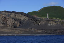La pointe Dos Capelinhos sur Faial aux Açores. © Philip Plisson / Plisson La Trinité / AA10885 - Nos reportages photos - Les îles de Faial et Pico aux Açores