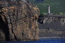 La pointe Dos Capelinhos sur Faial aux Açores. © Philip Plisson / Plisson La Trinité / AA10887 - Nos reportages photos - Les îles de Faial et Pico aux Açores