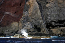 La pointe Dos Capelinhos sur Faial aux Açores. © Philip Plisson / Plisson La Trinité / AA10891 - Nos reportages photos - Les îles de Faial et Pico aux Açores