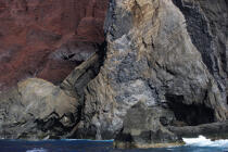 La pointe Dos Capelinhos sur Faial aux Açores. © Philip Plisson / Plisson La Trinité / AA10893 - Nos reportages photos - Pointe Dos Capelinhos