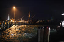 Le port de Cap Cod dans l'Etat du Massachusetts. © Philip Plisson / Plisson La Trinité / AA10932 - Nos reportages photos - Nuit