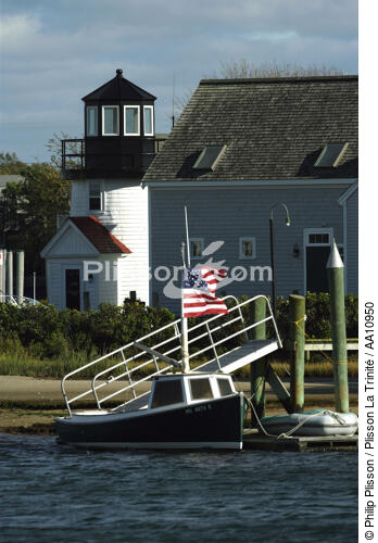 Hyannis light in Massachusetts. - © Philip Plisson / Plisson La Trinité / AA10950 - Photo Galleries - American Lighthouses