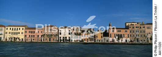 Venise. - © Philip Plisson / Plisson La Trinité / AA11020 - Nos reportages photos - Ciel bleu