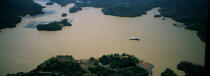 Le Levant dans le canal de Panama. © Philip Plisson / Plisson La Trinité / AA11028 - Nos reportages photos - La Grande Croisière