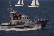 Coast guard en baie de San Francisco. © Philip Plisson / Plisson La Trinité / AA11138 - Nos reportages photos - Site [Californie]
