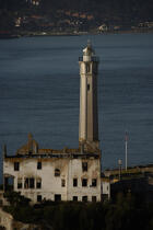 Alcatraz en baie de San-Francisco. © Philip Plisson / Plisson La Trinité / AA11172 - Nos reportages photos - Site [Californie]