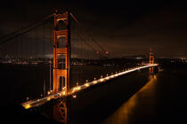 Le pont du Golden Gate en baie de San Francisco. © Philip Plisson / Plisson La Trinité / AA11179 - Nos reportages photos - Site [Californie]