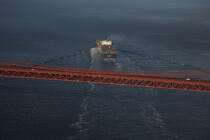 Le pont du Golden Gate en baie de San Francisco. © Philip Plisson / Plisson La Trinité / AA11192 - Nos reportages photos - Ville [Californie]