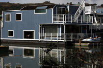 Maison à Sausalito. © Philip Plisson / Plisson La Trinité / AA11259 - Nos reportages photos - Ville [Californie]