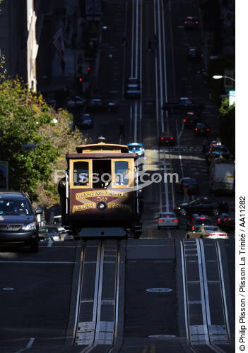 Les rues de San Francisco. - © Philip Plisson / Plisson La Trinité / AA11282 - Nos reportages photos - Tramway