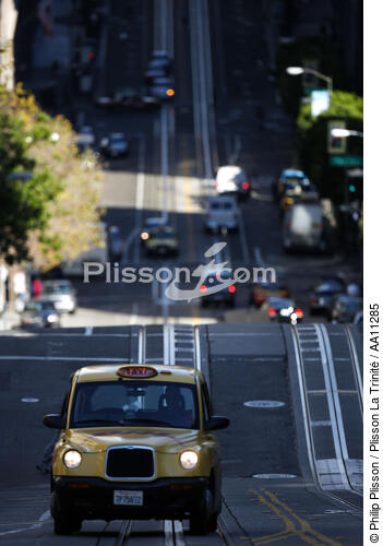 Taxi in San Francisco. - © Philip Plisson / Plisson La Trinité / AA11285 - Photo Galleries - San Francisco