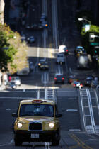 Taxi in San Francisco. © Philip Plisson / Plisson La Trinité / AA11285 - Photo Galleries - Town [California]