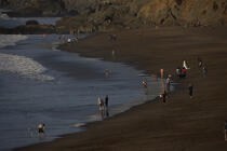 Beach in bay of San Francisco. © Philip Plisson / Plisson La Trinité / AA11291 - Photo Galleries - Man