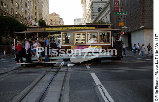 Tramway à San Francisco. - © Philip Plisson / Plisson La Trinité / AA11317 - Nos reportages photos - Tramway