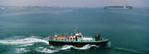 Sur le canal de Suez. © Philip Plisson / Plisson La Trinité / AA11331 - Nos reportages photos - Le CMA CGM Marco Polo