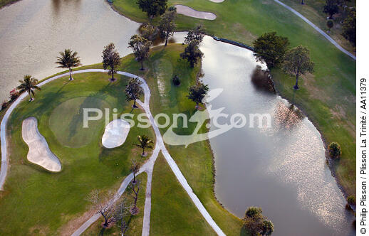 Golf à Miami. - © Philip Plisson / Plisson La Trinité / AA11379 - Nos reportages photos - Golf