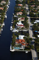Houses in Miami. © Philip Plisson / Plisson La Trinité / AA11399 - Photo Galleries - Miami