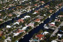 Maisons à Miami. © Philip Plisson / Plisson La Trinité / AA11400 - Nos reportages photos - Ville [Floride]